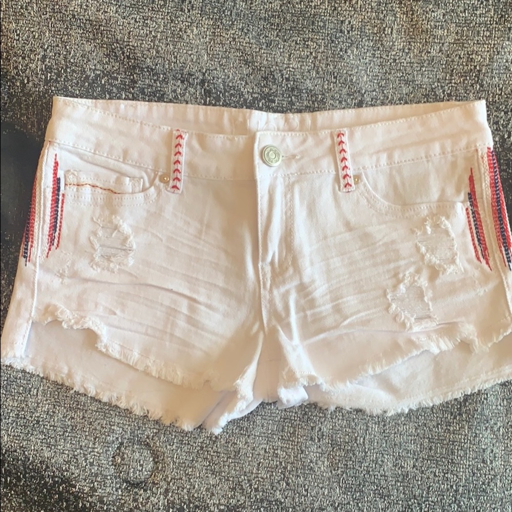 White Shorts